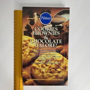Pillsbury Cookies Brownies & Chocolate Galore!Cookbooks (3) with Brown Cover